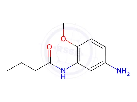 Chemical structure of N-(5-Amino-2-methoxyphenyl)butanamide