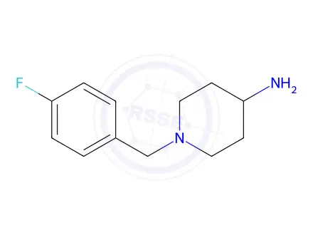 Chemical structure of 1-(4-Fluorobenzyl)-4-Piperidinamine Dihydrochloride Hydrate