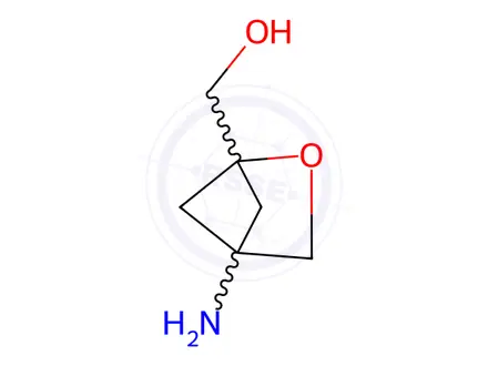 Chemical structure of (4-amino-2-oxabicyclo[2.1.1]hexan-1-yl)methanol