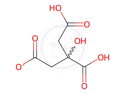 Chemical structure of POTASSIUM CITRATE, MONOBASIC, DIHYDRATE, REAGENTPOTASSIUM CITRATE, MONOBASIC, DIHYDRATE, REAGENTPOTASSIUM CITRATE, MONOBASIC, DIHYDRATE, REAGENTPOTASSIUM CITRATE, MONOBASIC, DIHYDRATE, REAGENT