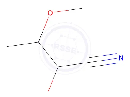 Chemical structure of 2-hydroxy-3-methoxybutanenitrile