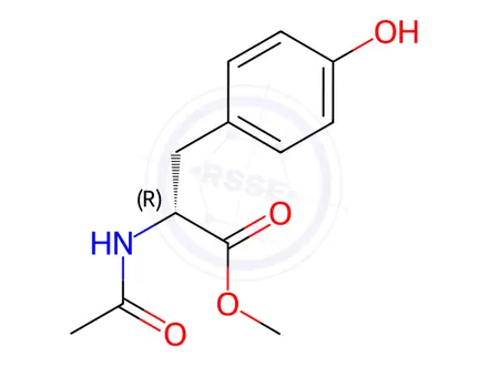 Chemical structure of Acetyl-D-tyrosine Methyl Ester