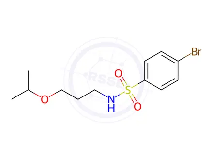 Chemical structure of 4-Bromo-n-(3-isopropoxypropyl)benzenesulfonamide