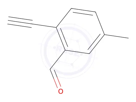 Chemical structure of 2-Ethynyl-5-methylbenzaldehyde
