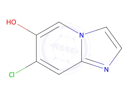 Chemical structure of Imidazo[1,2-a]pyridin-6-ol, 7-chloro-