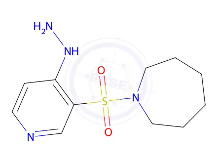 Chemical structure of 1-((4-Hydrazinylpyridin-3-yl)sulfonyl)azepane