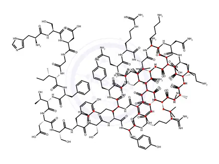 Chemical structure of PACAP (1-38) free acid