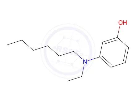 Chemical structure of m-[Ethyl(hexyl)amino]phenol