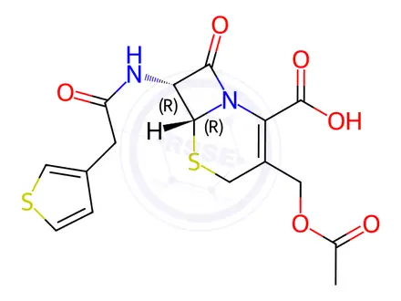 Chemical structure of Cephalothin-3-isomer