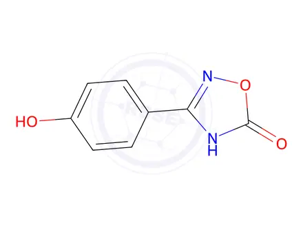 Chemical structure of 3-(4-Hydroxyphenyl)-1,2,4-oxadiazol-5-ol