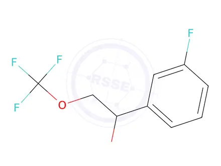Chemical structure of 1-(3-Fluorophenyl)-2-(trifluoromethoxy)ethan-1-ol