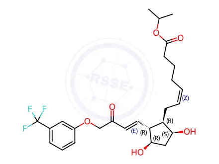 Chemical structure of 15-Keto Travoprost