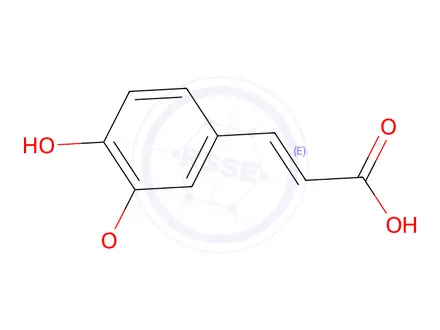 Chemical structure of trans-Ferulic Acid