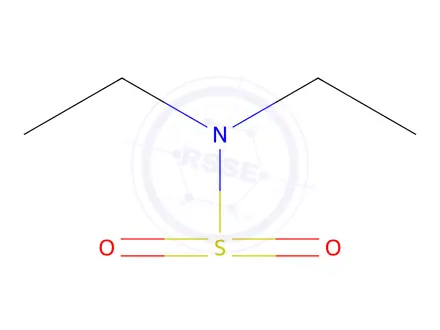 Chemical structure of N,N-diethylmethanesulphonamide