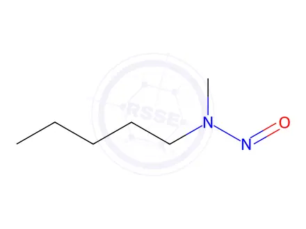 Chemical structure of N-Amyl-N-methylnitrosamine
