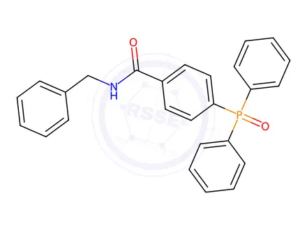 Chemical structure of N-Benzyl-4-(diphenylphosphoryl)benzamide