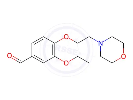 Chemical structure of 3-ethoxy-4-(2-morpholin-4-ylethoxy)benzaldehyde