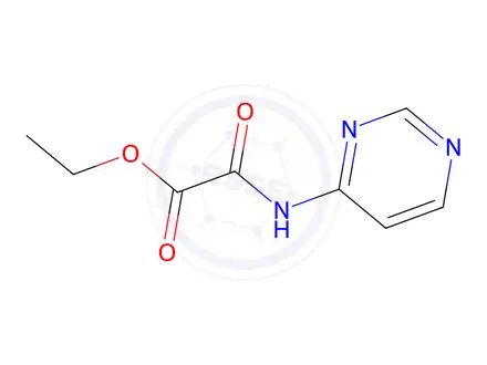 Chemical structure of Ethyl 2-oxo-2-(pyrimidin-4-ylamino)acetate