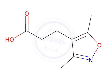 Chemical structure of 3-(3,5-Dimethyl-isoxazol-4-yl)-propionic acid