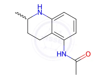 Chemical structure of N-(2-Methyl-1,2,3,4-tetrahydroquinolin-5-yl)acetamide
