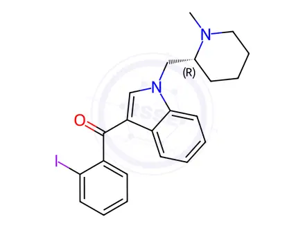 Chemical structure of AM-2233 Impurity 1