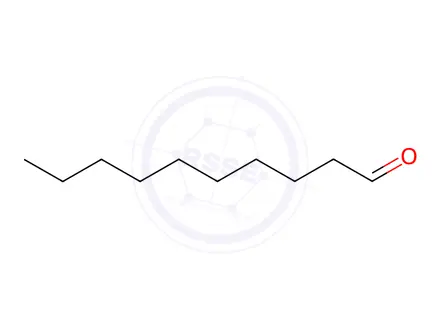 Chemical structure of Decanal