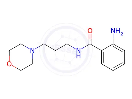 Chemical structure of 2-Amino-N-(3-morpholin-4-ylpropyl)benzamide