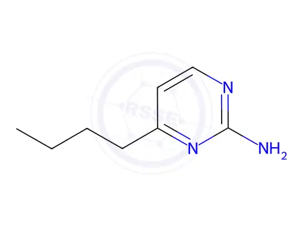 Chemical structure of 4-butylpyrimidin-2-amine