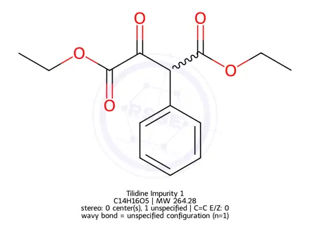 Chemical structure of Tilidine Impurity 1