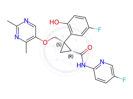 Chemical structure of Lemborexant M7