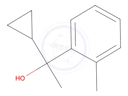 Chemical structure of 1-Cyclopropyl-1-(o-tolyl)ethan-1-ol