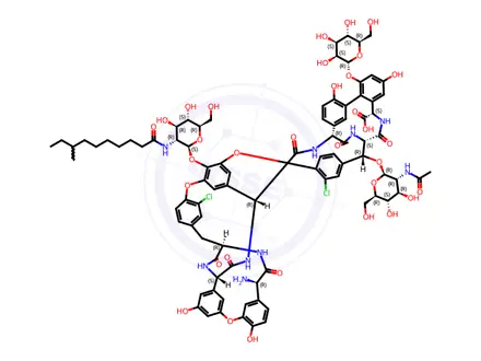 Chemical structure of Teicoplanin A2-4