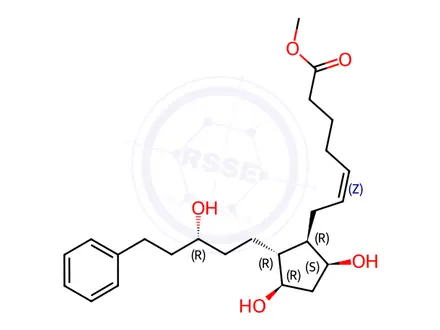 Chemical structure of Latanoprost EP Impurity G