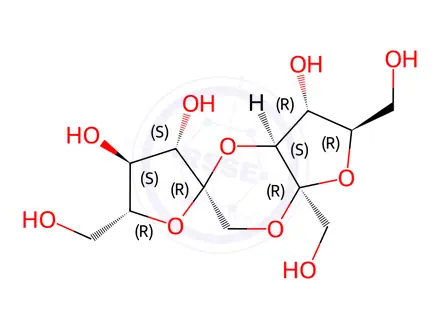 Chemical structure of Lactulose Impurity 19 (Difructose Anhydride III)