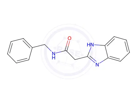 Chemical structure of 2-(1H-1,3-Benzodiazol-2-yl)-N-benzylacetamide