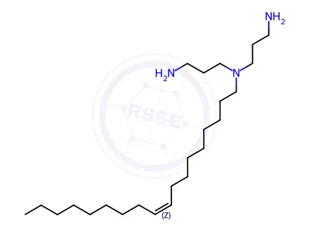 Chemical structure of (Z)-N-(3-aminopropyl)-N(or N')-9-octadecenylpropane-1,3-diamine