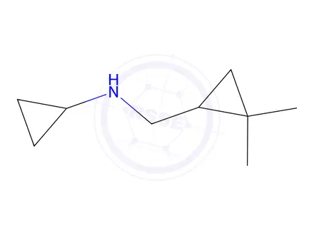 Chemical structure of n-[(2,2-dimethylcyclopropyl)methyl]cyclopropanamine