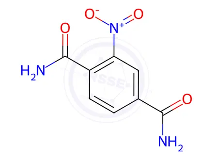 Chemical structure of 2-Nitroterephthalamide
