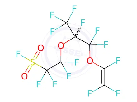 Chemical structure of Perfluoro(4-methyl-3,6-dioxaoct-7-ene)sulfonyl Fluoride