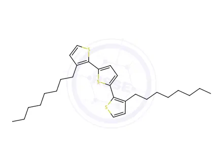Chemical structure of 3-octyl-5'-(3-octylthiophen-2-yl)-2,2'-bithiophene
