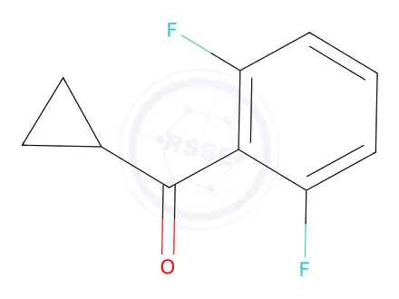 Chemical structure of 2,6-DIFLUOROPHENYL CYCLOPROPYL KETONE