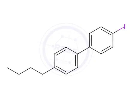 Chemical structure of 4-Butyl-4'-iodobiphenyl