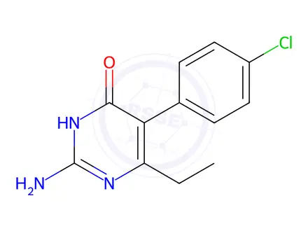 Chemical structure of Pyrimethamine EP Impurity 1