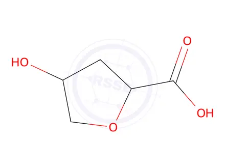 Chemical structure of trans-4-Hydroxytetrahydrofuran-2-carboxylic acid