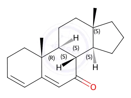Chemical structure of 3,5-Androstadien-7-one
