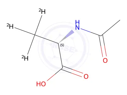 Chemical structure of N-Acetyl-L-alanine-3,3,3-[D3]