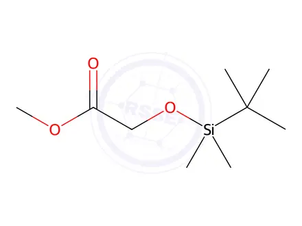 Chemical structure of 2-[[(1,1-Dimethylethyl)dimethylsilyl]oxy]acetic Acid Methyl Ester