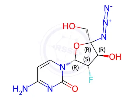 Chemical structure of Azvudine