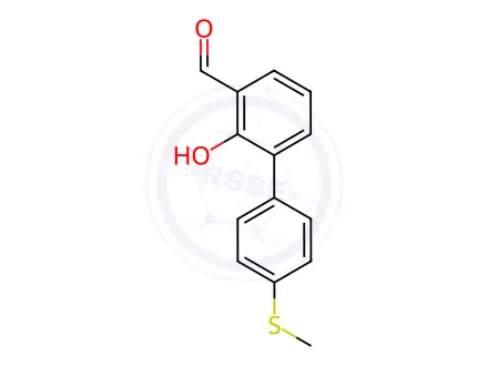 Chemical structure of 2-Formyl-6-(4-methylthiophenyl)phenol