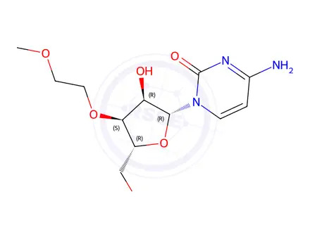 Chemical structure of 3'-O-(2-Methoxyethyl)cytidine